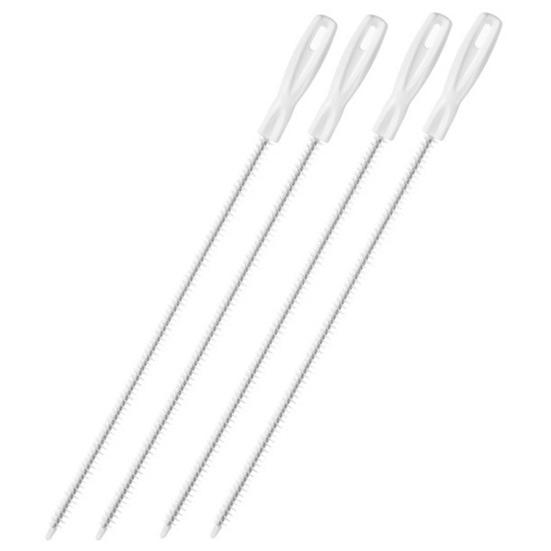 

4 шт., 45 см, щетка для дноуглубления канализации с ручкой, гибкая нейлоновая щетина, щетка для очистки раковины, щетка для чистки труб, аксессуары для кухни и ванной комнаты 45cm