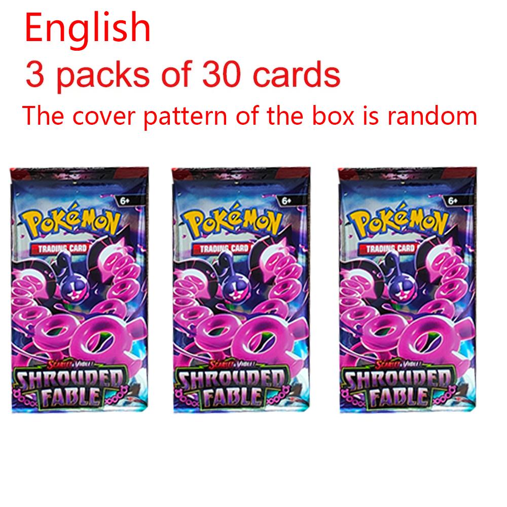 

360Pcs Pokemon Card Prismatic Evolutions Scarlet Violet 151 Surging Sparks PALDEAN FATES English Booster Battle Transaction Card