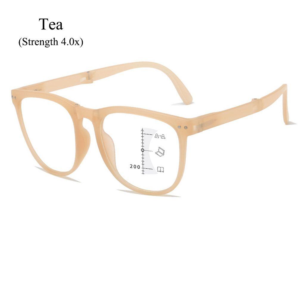 Folding Multifocal Progressive Reading Glasses Anti-Blue Light Lens Optical Glasses Men Women Computer Hyperopia Eyewear