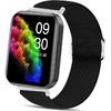 Compatible for RUIMEN Smart Watches Bands, 22mm Stretch Elastics Nylon Adjustable Replacement Strap Accessories for Men & Women Compatible for RUIMEN