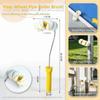 Curved Frame Paint Roller Brush Ergonomic Handle Wall Painting Tool  Furniture Painting