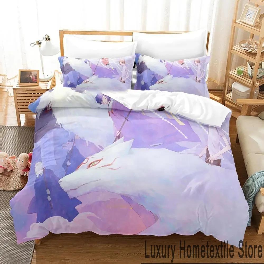 3D Print Anime Natsumes Book of Friends Bedding Set Boys Girls Twin Queen King Size Duvet Cover Pillowcase Bed Boys Adult