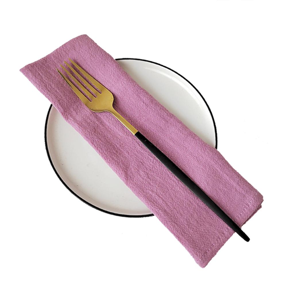 6 Pcs Serving Cloth Napkins 30x45cm Natural Cotton Fabric Serviette Kitchen Tea Table Towels for Wedding Decoration Baby Shower