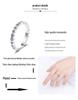 Women's S925 Sterling Silver Plated PT950 Moissanite Wedding Ring - Half or Full Diamond Simulation Tail Design