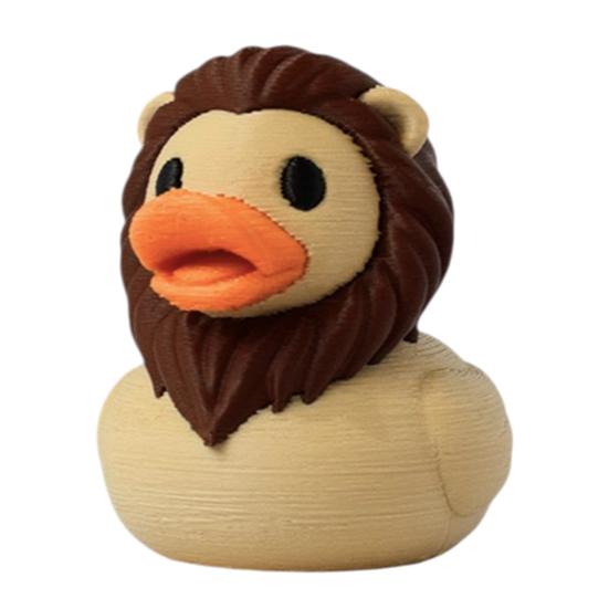 3D Printed Duck Figurine Funny Tiger/Crocodile/Shark Duck Statue Collectible Duck Ornament for Bathroom Home