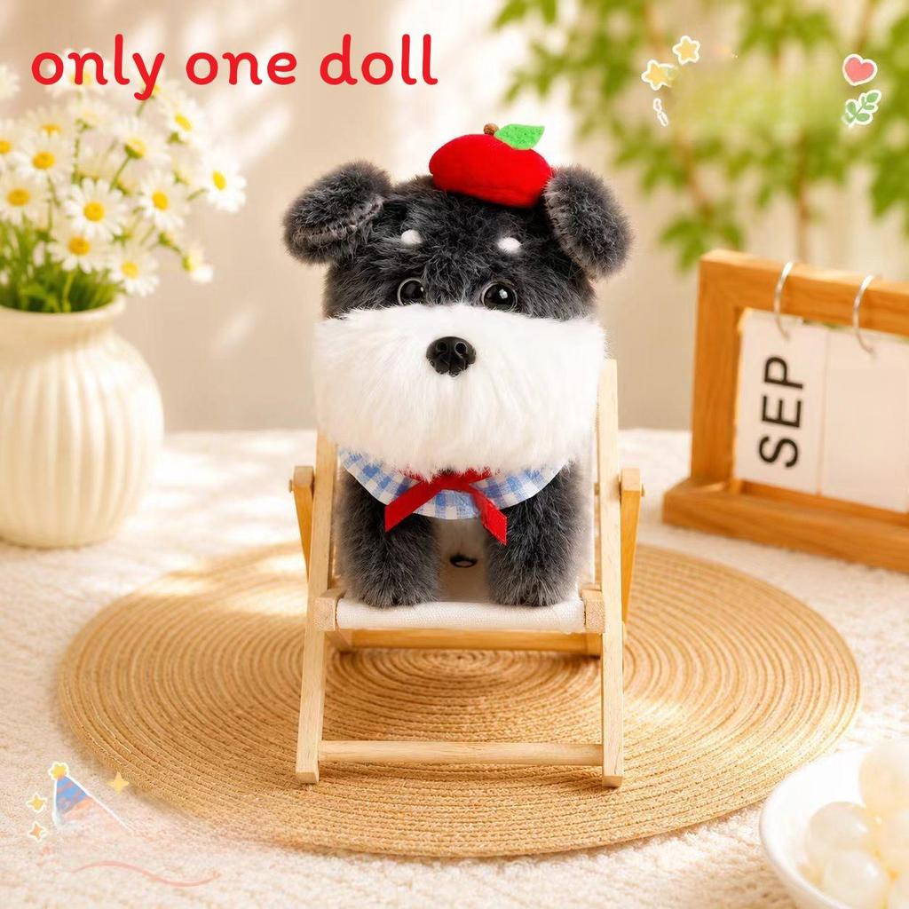 Plush Dog Christmas Ornament With Pp Cotton Filling Perfect For Holiday Decor Gift For Kids