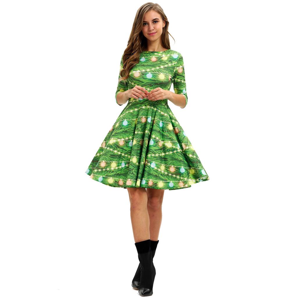 Fashion Women's Christmas Dress Winter 