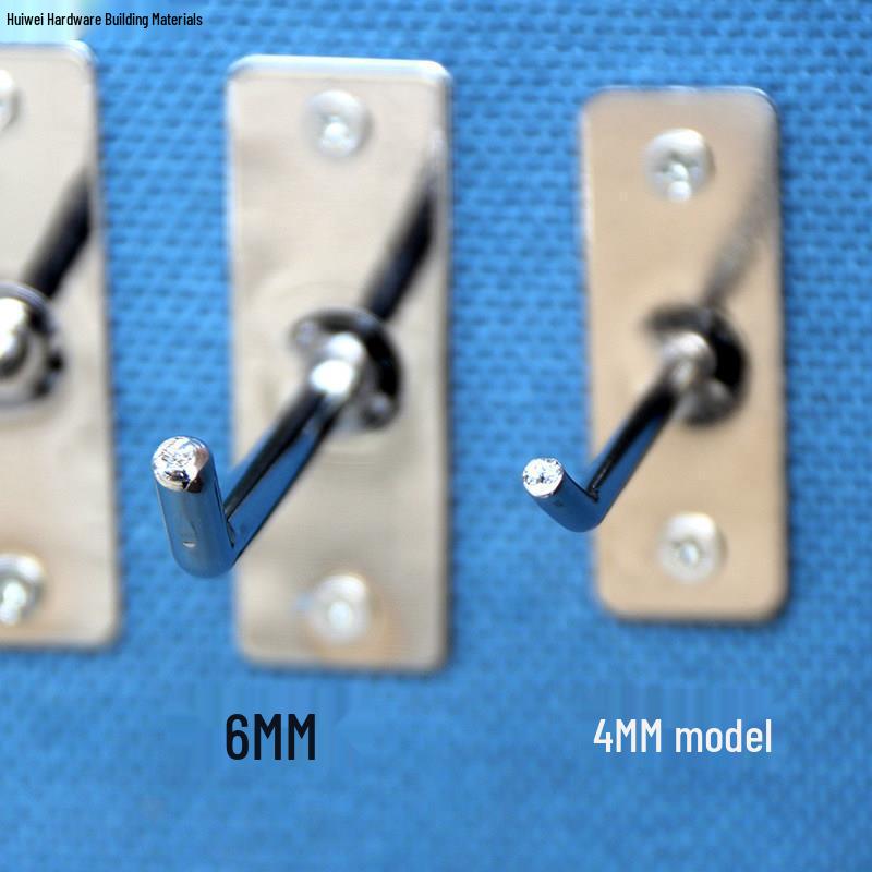 50-Pack Wall-Mounted Screw-In Hooks for Clothes and Shelf Storage