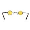 Fujisan Glasses ORIGINAL EVIL Rund Steampunk Kishibe Rohan [meSmart] Sonnenbrille, Spaß, Schlank, Unisex, Robust, Stilvoll, (Gelb)