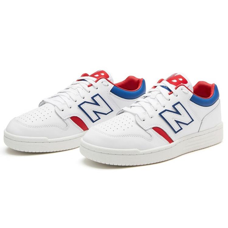 New Balance 480 Low White/Red/Blue