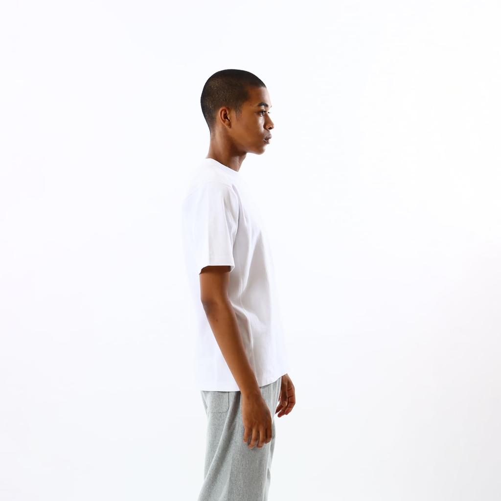 Short Sleeve Round Neck Cotton Revers Short Sleeve Revers White XL [Champion] T-shirt 100% 9.4oz Weave(R) T-Shirt Weave(R) C3-Z318 Men's