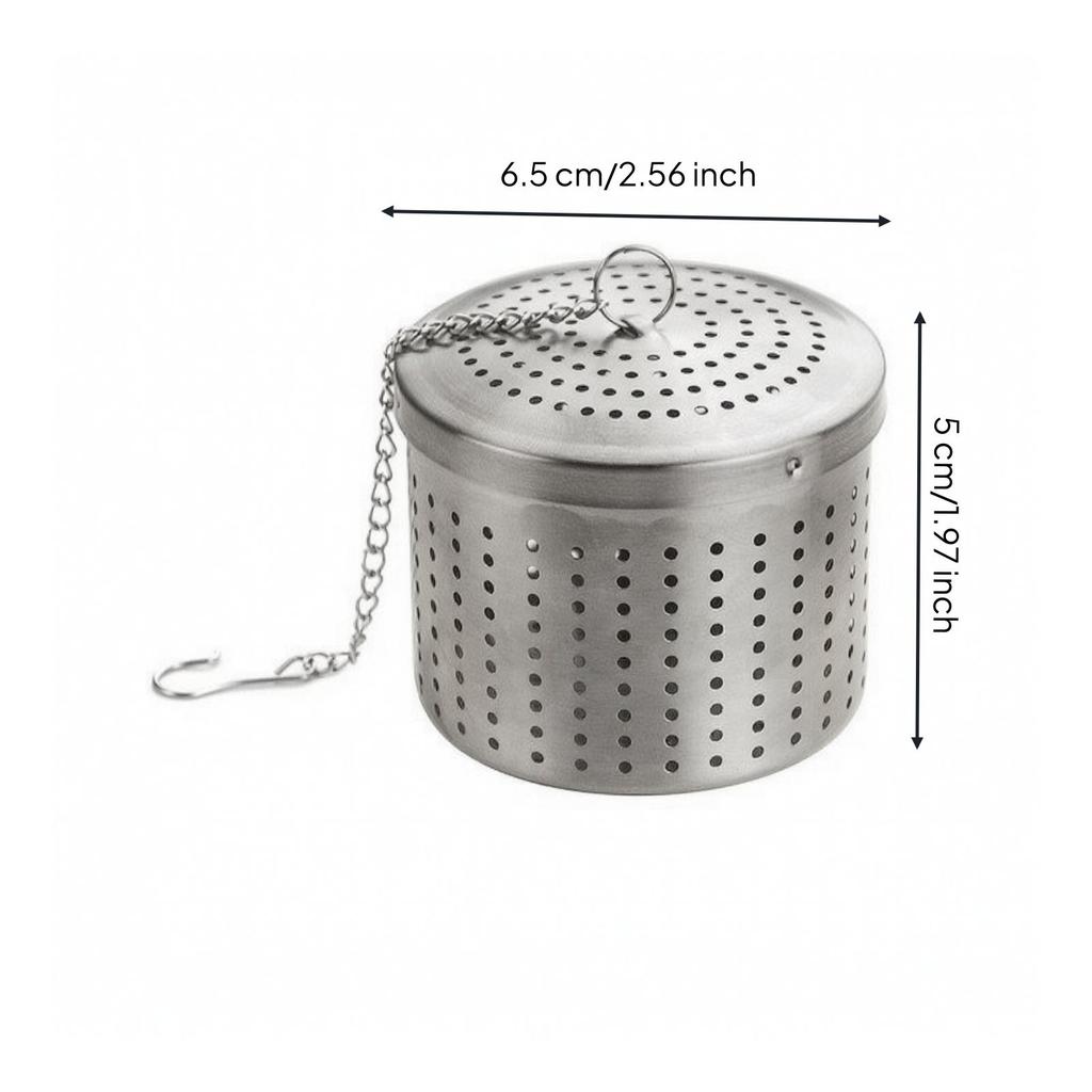 Loose Leaf Tea Infuser Reusable with Chain Food-Safe for Kitchen