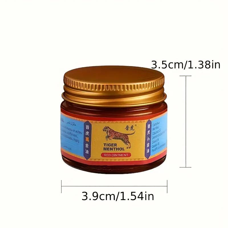 Thai Tiger Balm Muscle Relaxation Massage Cream - Joint Massage Warm Cream, Contains Vitamin E, Olive Blend, Deep Moisturizing, Easy To Apply