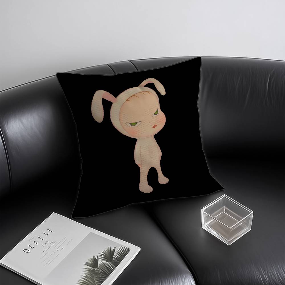 

Наволочка Ёситомо Нара Защита от пылевых клещей Невидимая молния Диван-кровать 12x12Inch