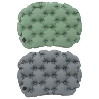 Cojín de Asiento Inflable Cojín para Silla de Viaje Plegable Cojín de Aire 3D Impermeable Portátil Cojín de Aire para Senderismo Mochilero