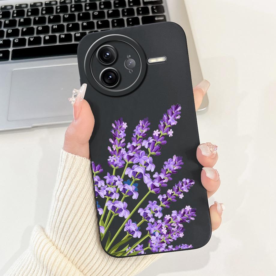 Soft Slim Silicone Fundas For Xiaomi Poco F7 Pro F7 Ultra Case For Redmi K80 K80Pro Back Cover Cartoon Panda Rabbit Flowers Capa