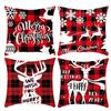 New Christmas Pillow 4 Combination Picture Pillow Cushion Pillowcase Home Office Pillowcase