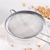 1pc Stainless steel strainer kitchen household strainer oil spill strainer soybean milk sharp ear strainer flour filter screen