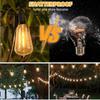 Garden Solar String Lights Led Remote Control Outdoor Lamps Waterproof Outdoor Solar Led Light For Party Camping Tent Decoration