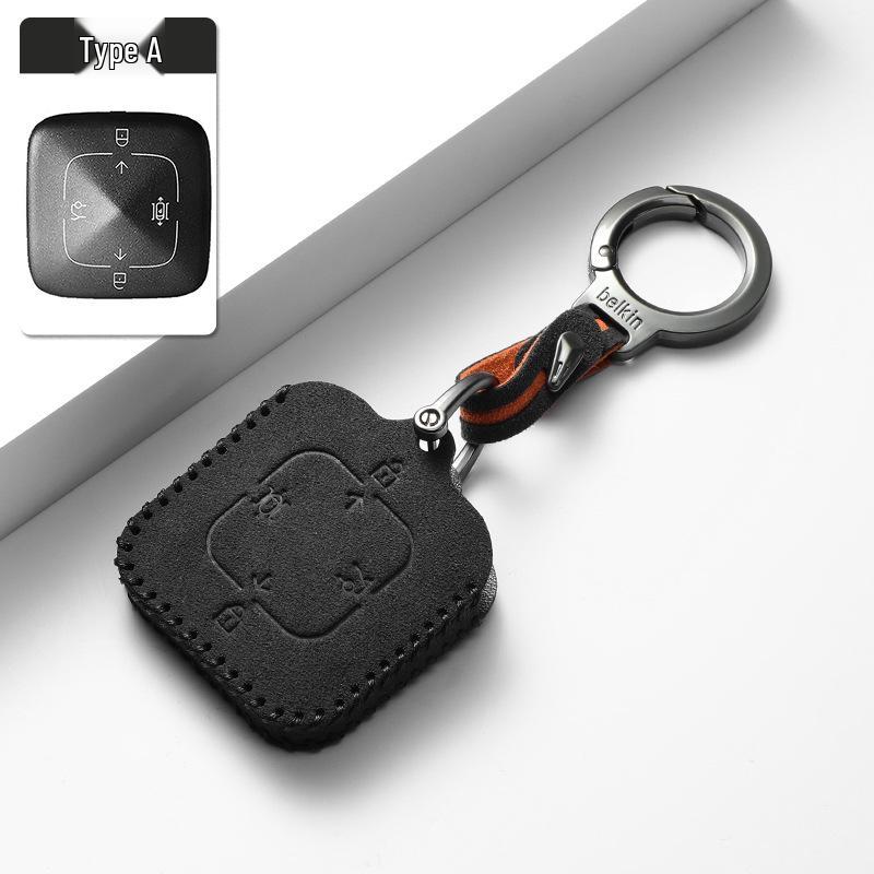 High-Quality Suede Key Case and Keychain for Zeekr 001/007/X/7X Bluetooth Models