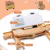 Cartoon Double Sided Use Capybara Pencil Case Large Capacity Multifunctional Stationery Box Stationery Organizer Gift