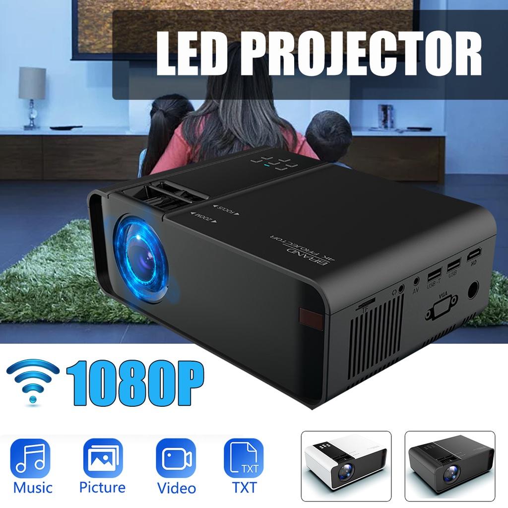 USB Mini Projector Full HD Portable 1920P HD LED Projector Multimedia Home Theater AV VGA HDMI TV For Home Cinema