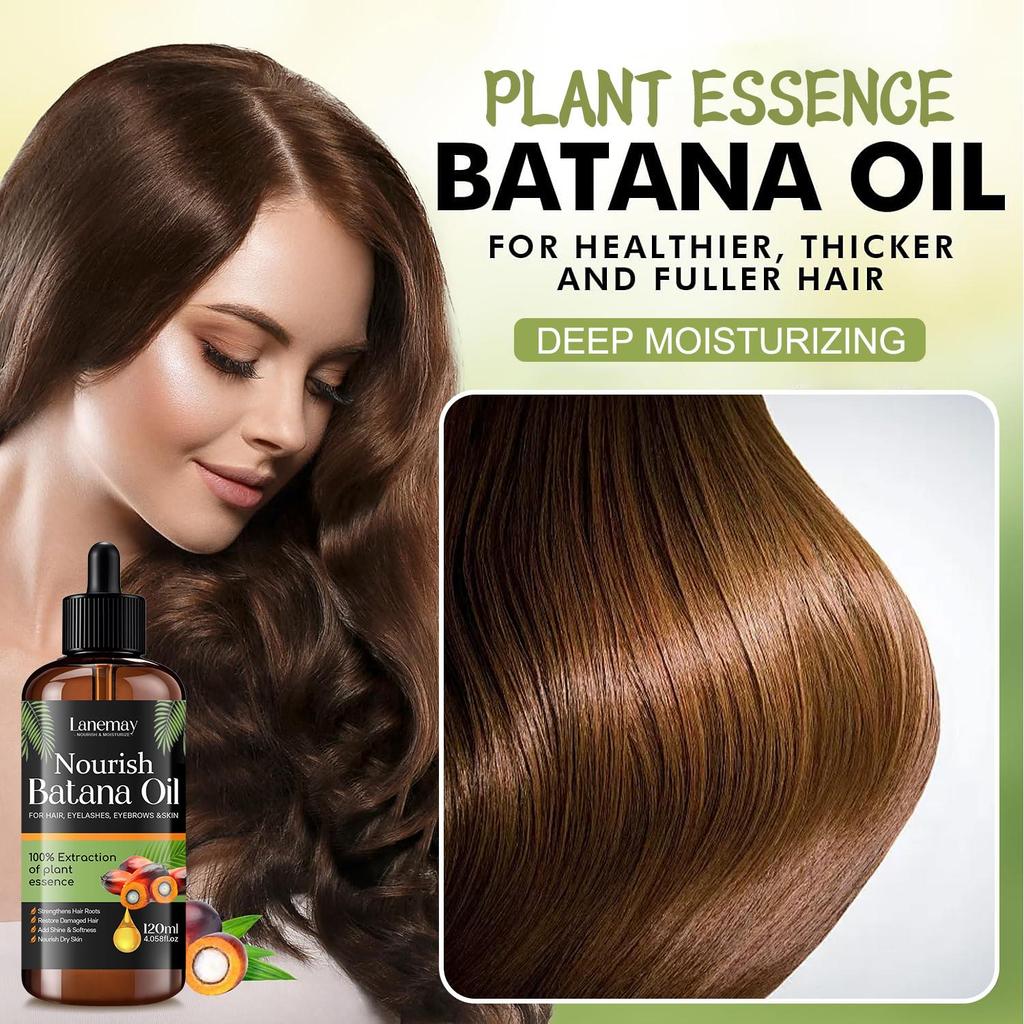 Nourish Batana Oil-Soft, Hydrating Dry and Rough Skin-Suitable for All Skin Types,120ml