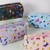 Cute Butterfly Pattern Printed Portable Storage Bag Makeup Case Women Toiletry Bag School Supplies Storage Bag