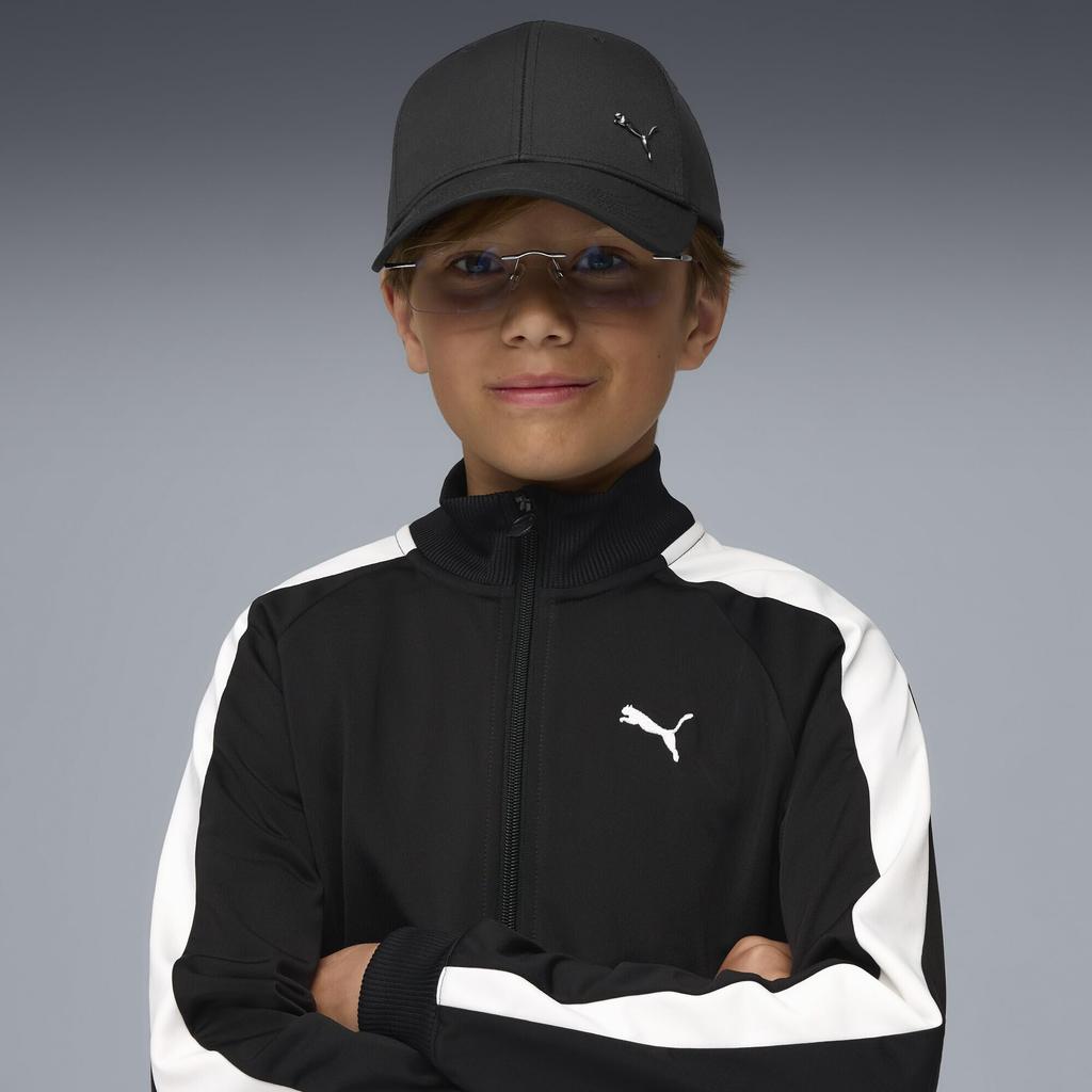 PUMA ESS Metal Cat BB Black Cap, Junior, 026556, Kids, (01)