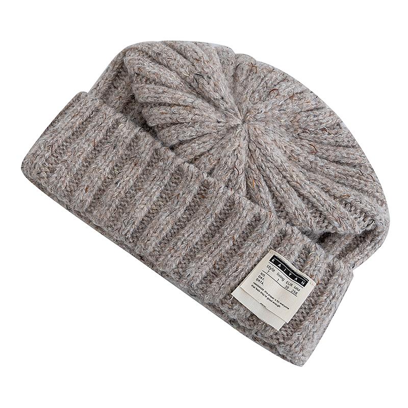 New Women Slouchy Loose Winter Hats Decoration Beanie Hats For Women Warm Beanie Streetwear Cap Hats Outdoor Winter Knitted Hat
