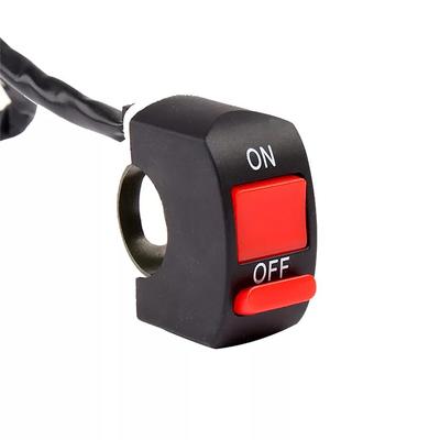 Motorcycle ON/OFF Button Switches Handlebar Connector Motorcycle Modification Switches Connector Motorbike Parts