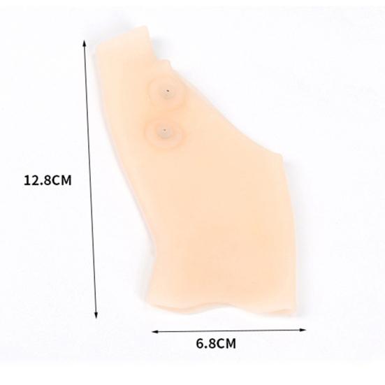 1Pc Silicone Gel Magnetic Therapy Wrist Thumb Support Glove Arthritis Corrector