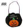 Large Capacity Candy Holder Halloween Trick or Treat Bucket, 9.8x5.9 Inch Pumpkin Witch Black Cat Plush Children's Tote Bag, Soft Basket with
