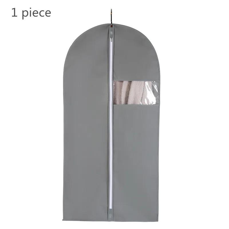 Dust-proof Cover for Suit Non-woven Cloth Visible Transparent Window Clothing Dust Proof Jacket Cover Clothes Bag Protection Bag