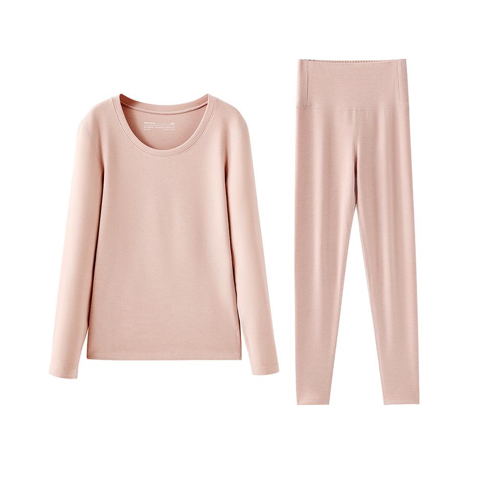 Women's Acrylic Thermal Fleece-Lined Underwear Set