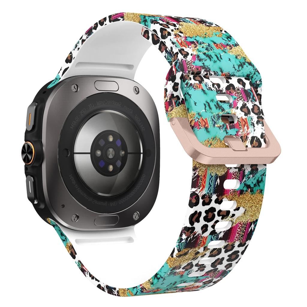 Drukowany silikonowy pasek do Samsung Galaxy Watch Ultra 47mm Pasek do Galaxy Watch Ultra 2 Sportowa bransoletka Paski do zegarka