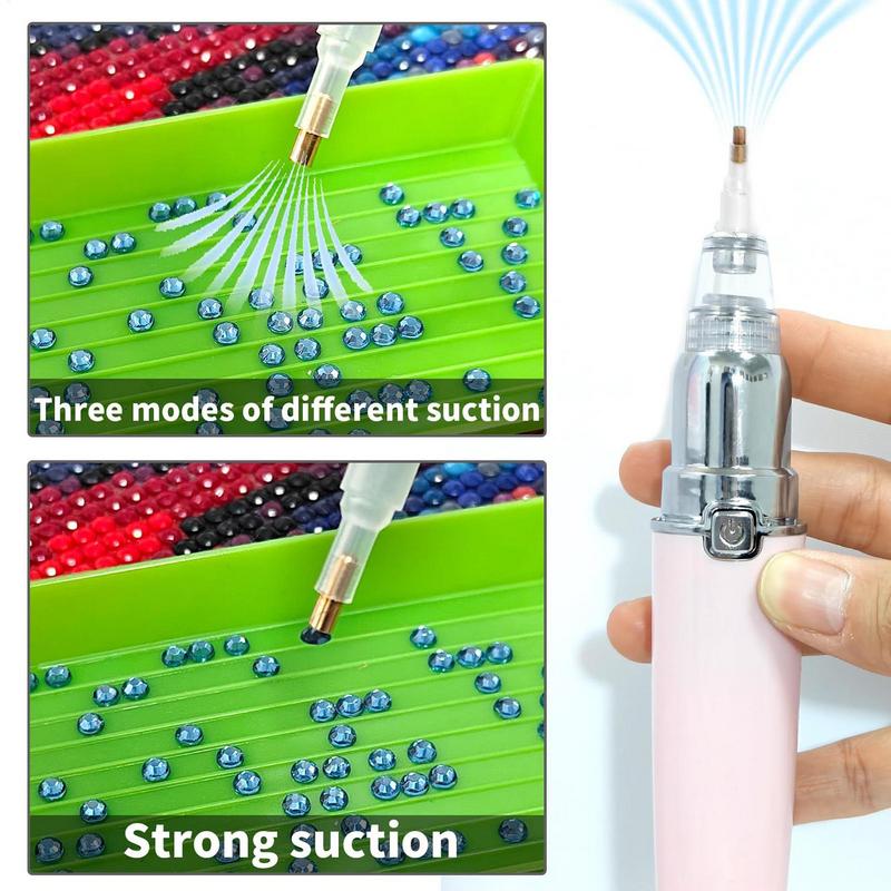 E Maler Für Edelsteinmalerei Elektrischer Edelsteinmalstift Automatisches Saugkraftwerkzeug Mit Einstellbaren Modi Für Frauen Männer Kinder