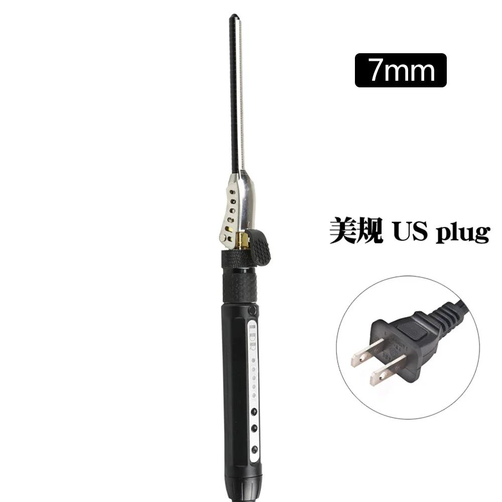 Bestseller Small Curling Iron 7mm Clip Rotatable Short Hair Fluffy Wool Roll Mini Curling Iron