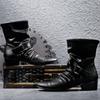 Douyin Net Red Cross -Border Boots Men 'S Pointed Boots British Korean Version Of Youth Mid -Boots Men 'S Shoes