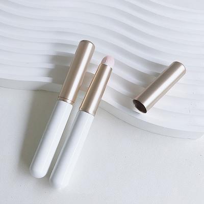 Lipstick Brush Concealer Round Head Lip Brush With Cover Carry Lid Soft Synthetic Lip Gloss Smudge Makeup Brush Cosmetic