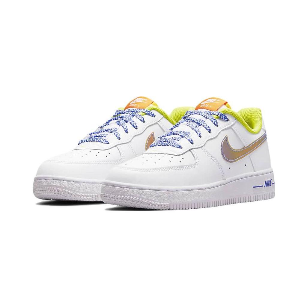 Nike Force 1 LV8 PS White Multi Kids Sneakers Multi-Color Medium-Blue DQ7768-100