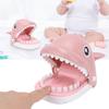 Children Cute Playing Toy Whale Mouth Dentist Bite Finger Interactive Game Funny Gags Toy