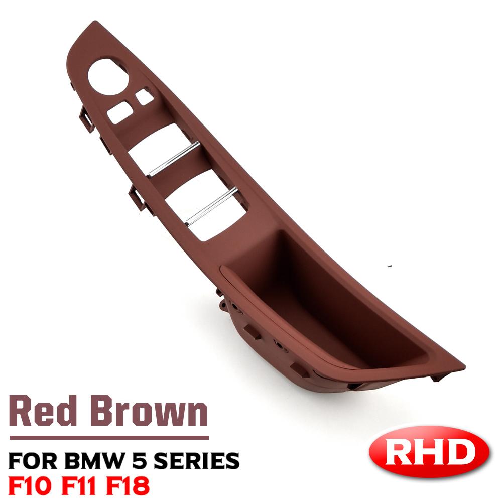 AAAQT1 RHD Right Driver Car Interior Door Handle Armrest Panel Pull Trim Cover Set For BMW 5 Series F10 F11 520i 523i 525i 528i 530i