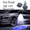 HD Rearview Mirror Welcome Shadow Icon Light Laser Projection Light That Never Fades Suitable For Ford Fusion Edge Ranger Mondeo