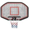 VidaXL Basketball Backboard Black 109x71x3 Cm Polyethylene, Basketball Hoop,,, Backboard 93665
