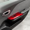 Red Car Window Glass Switch Button Panel Door Handle Armrest Trim Cover For Kia K4 2024 2025 2026 LHD