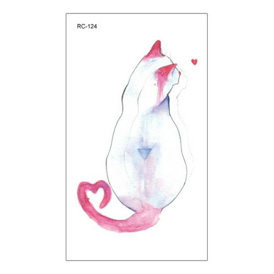 Waterproof Gradient Color Cartoon Temporary Tattoos for Men & Women