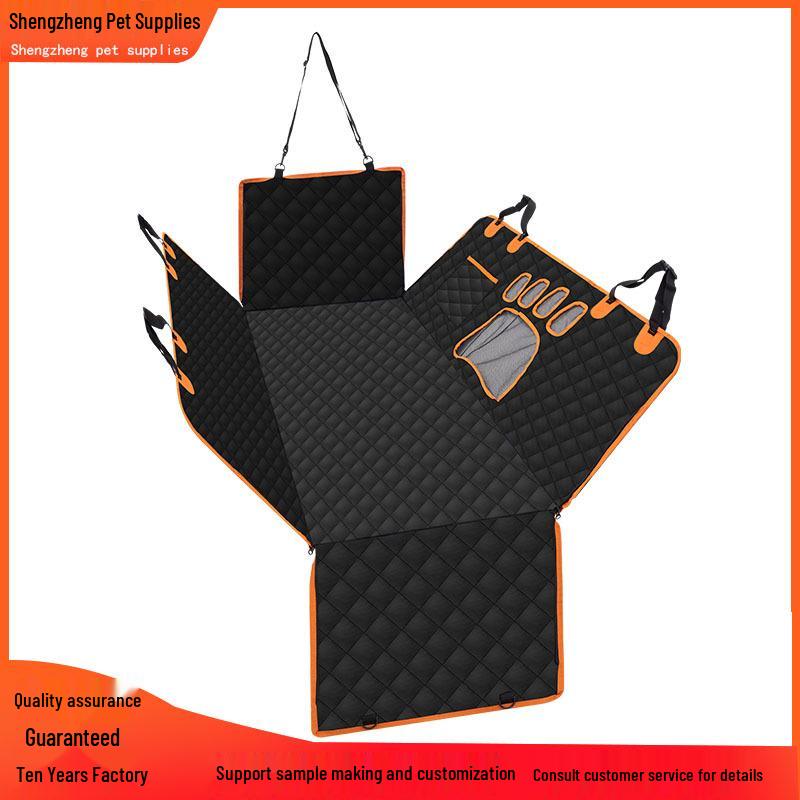 Waterproof Scratch-Resistant Pet Car Trunk Mat for Rear Seat Protection