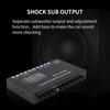 High Performances 7 Band Car Equalizer with Parametric Control and Subwoofer Output for Superior Stereo Sound Experience