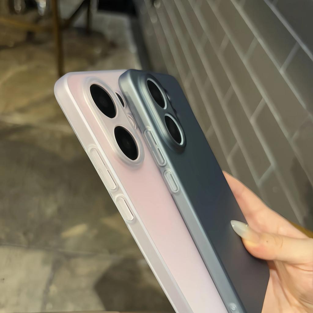 For VIVO X200 FE Luxury Phone Case anti fall Simple Frosted Transparent Back Cover For VIVO X200 FE Shell Shockproof Bumper